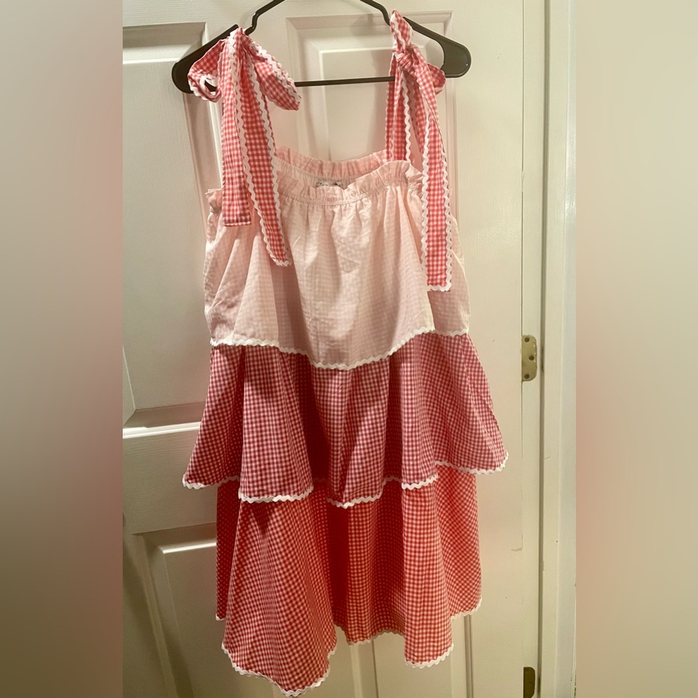 English Factory 3-tier Ruffle Dress, rare find! NWOT, size medium